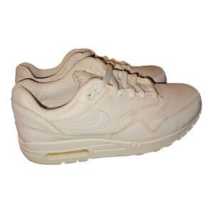 Nike Air Max 1 GS 'All-White' Sz 6.5 GS=8 Women's 555766-119